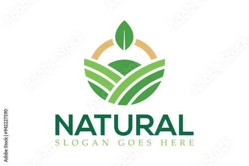 Natural logo for branding