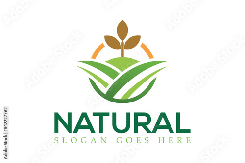 Natural logo for branding