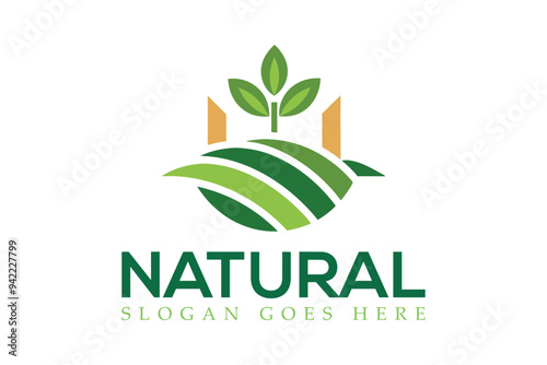 Natural logo for branding