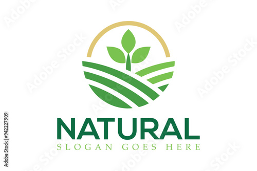 Natural logo for branding