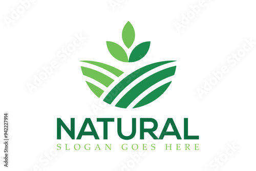 Natural logo for branding