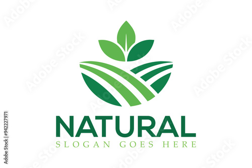 Natural logo for branding