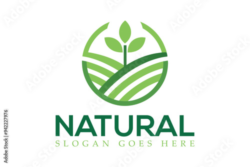 Natural logo for branding
