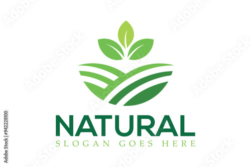 Natural logo for branding