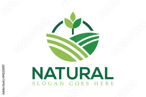 Natural logo for branding