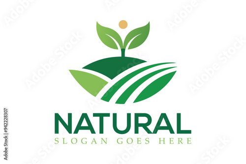 Natural logo for branding