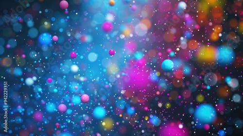 Colorful abstract dots