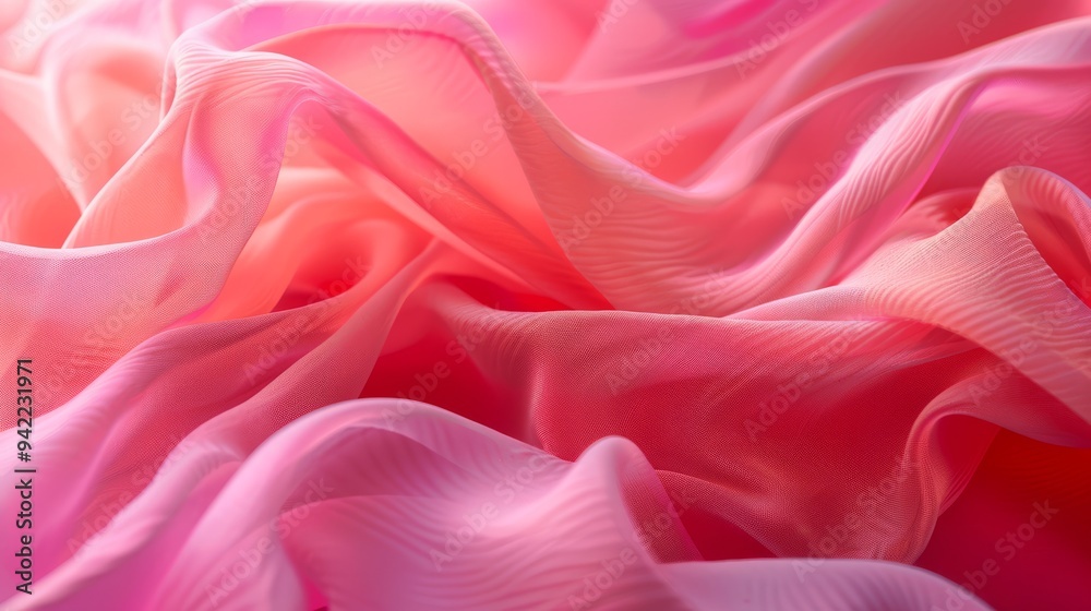 Obraz premium pink textile. abstract background
