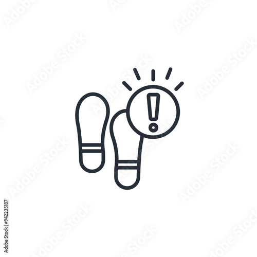 Intrusion Detection icon. vector.Editable stroke.linear style sign for use web design,logo.Symbol illustration.