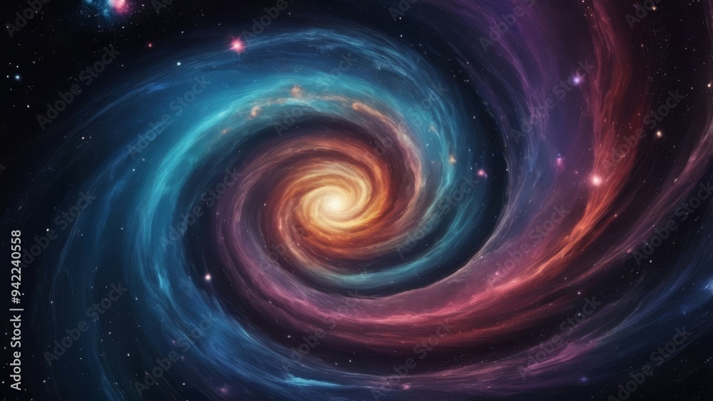 spiral galaxy in space spiral galaxy in space