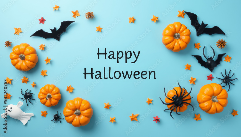 Decorative Halloween Background. Halloween Concept. Decorative Halloween Background. Halloween Concept.
