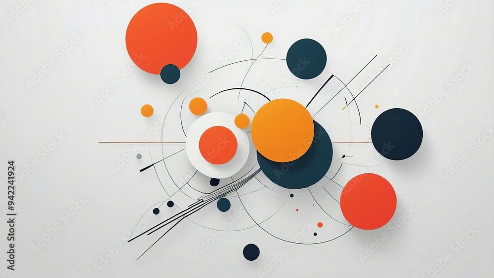 abstract background with circles abstract background with circles