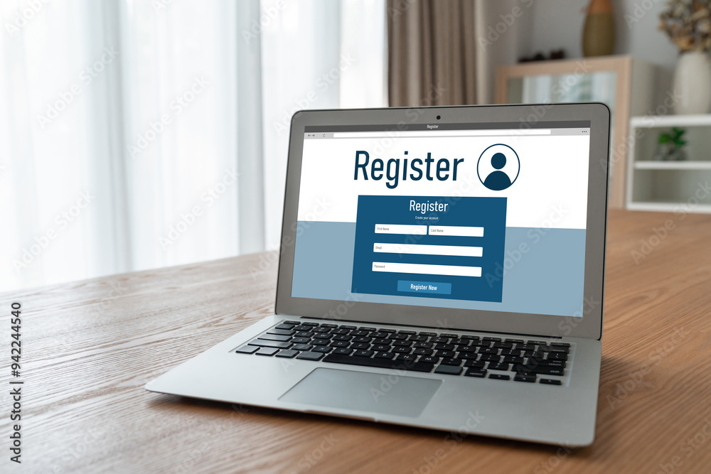 Online registration form for modish form filling on the internet website