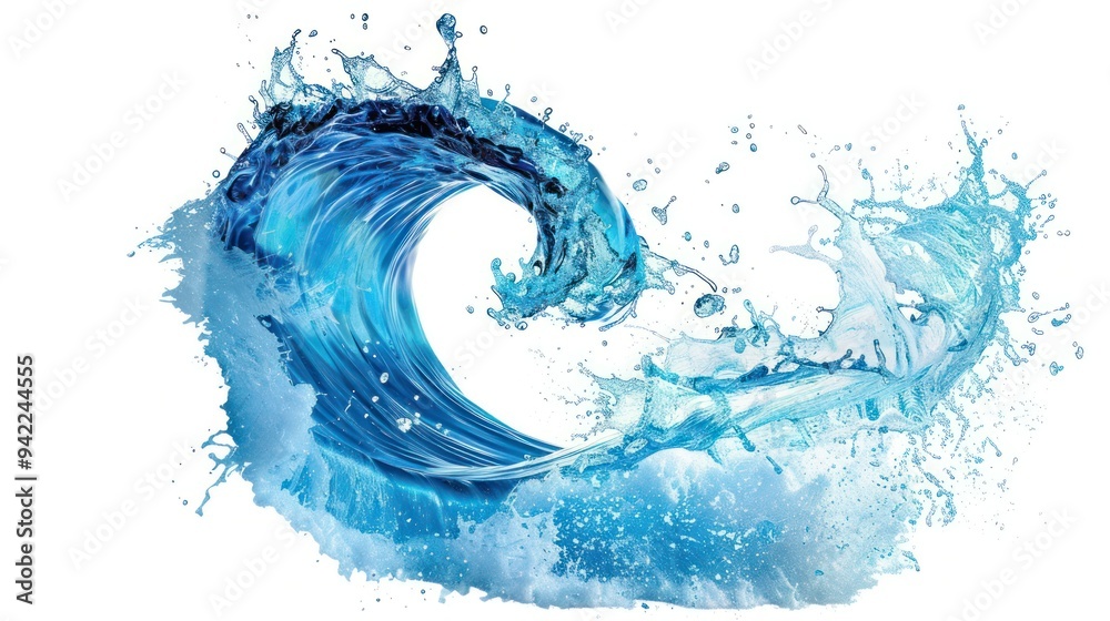 Blue Water Wave Splash Blue Water Wave Splash
