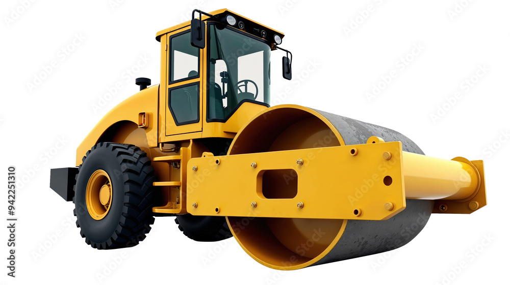 steamroller isolated on transparent background
