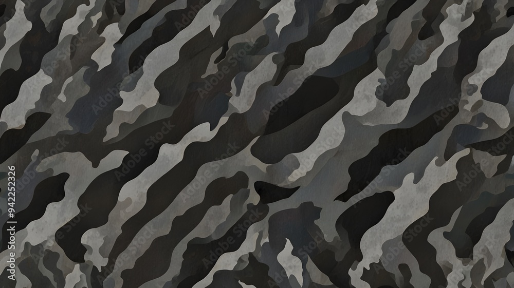 Fototapeta premium Gray camo 3d textures