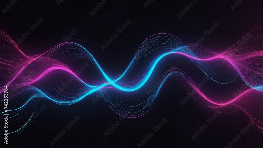 abstract background with glowing lines abstract background with glowing lines