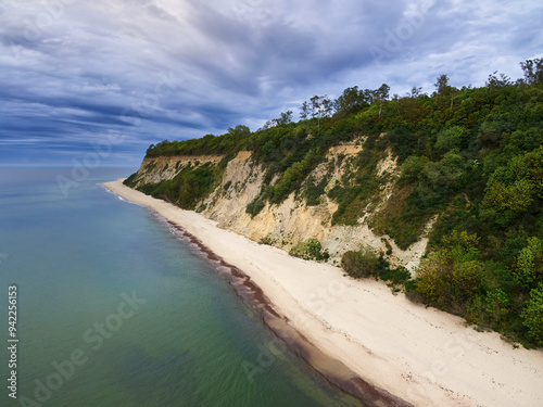 beach and sea. Donskoe, Kaliningrad, Russia