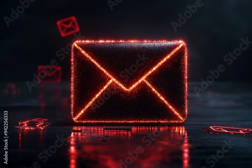 Email security alert  protecting against spam and viruses in your inbox for safer communication