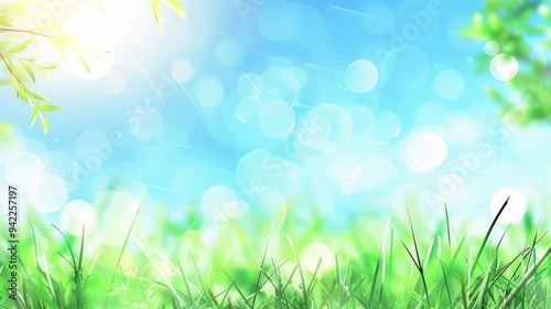 Vibrant Spring Meadow