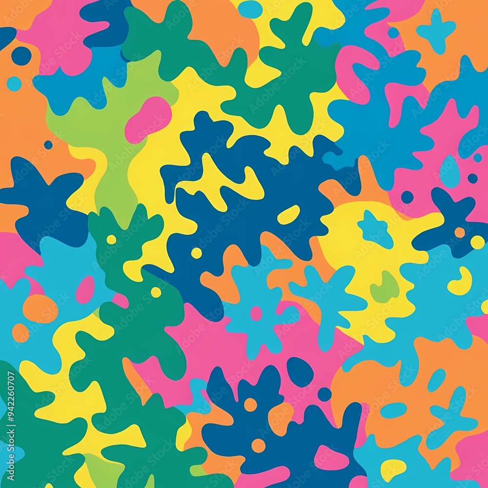 Whimsical Summer Camouflage Whimsical Summer Camouflage