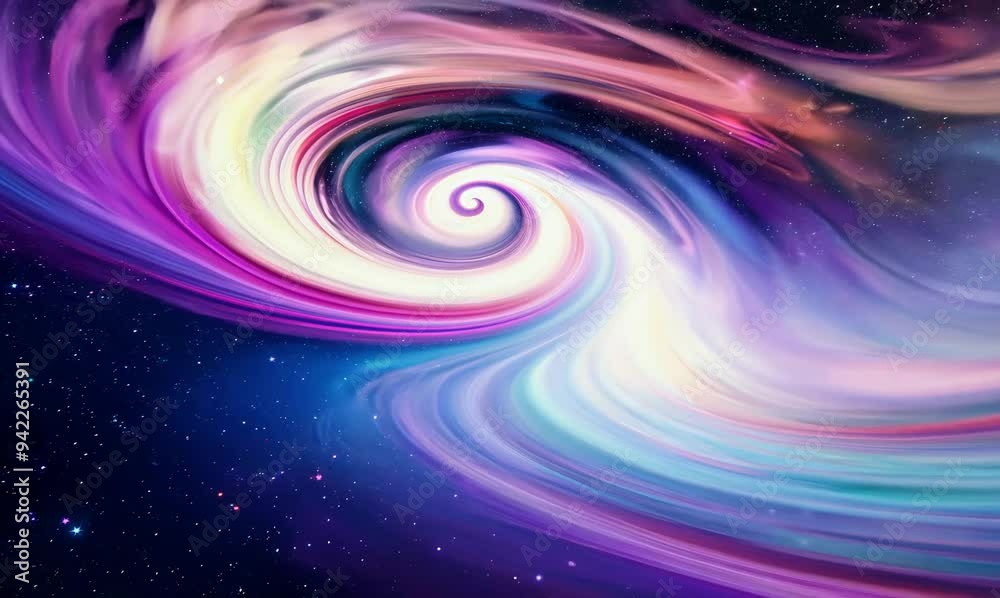 serene cosmic dance of swirling colors in 4K serene cosmic dance of swirling colors in 4K