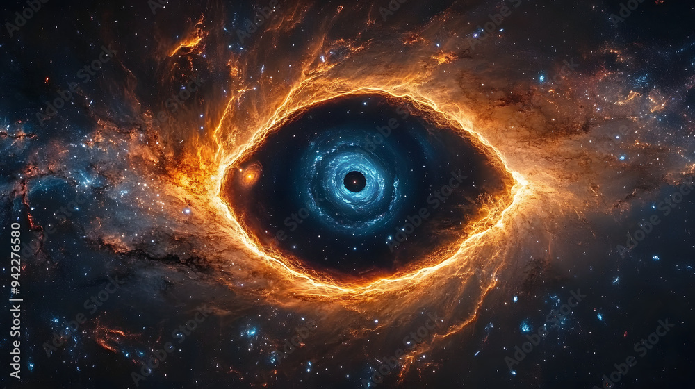 Eye galaxy in space, new galaxy found in space looks like an eye. Eye galaxy in space, new galaxy found in space looks like an eye.