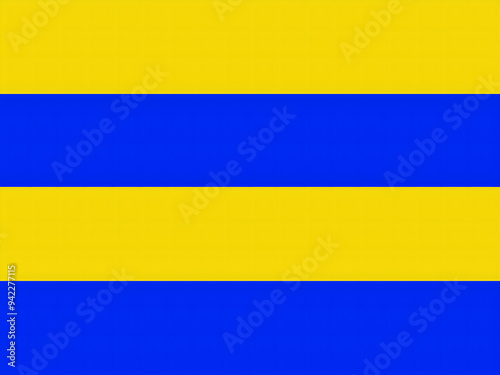 Vibrant Blue and Yellow Striped Design