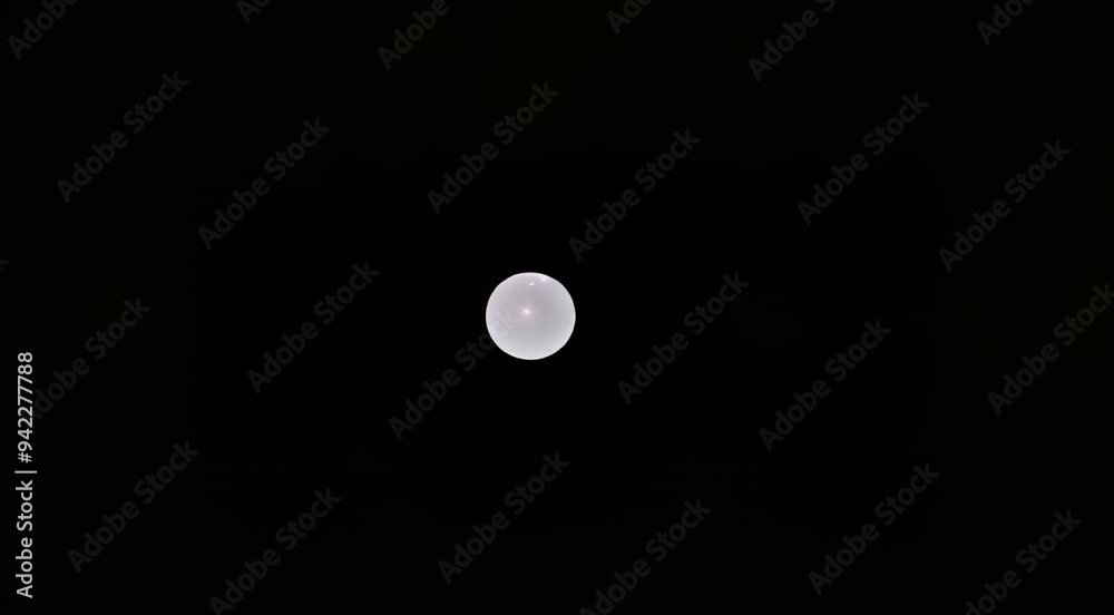 small glowing white quantum sphere with super smooth breathing effect on a pure black background small glowing white quantum sphere with super smooth breathing effect on a pure black background