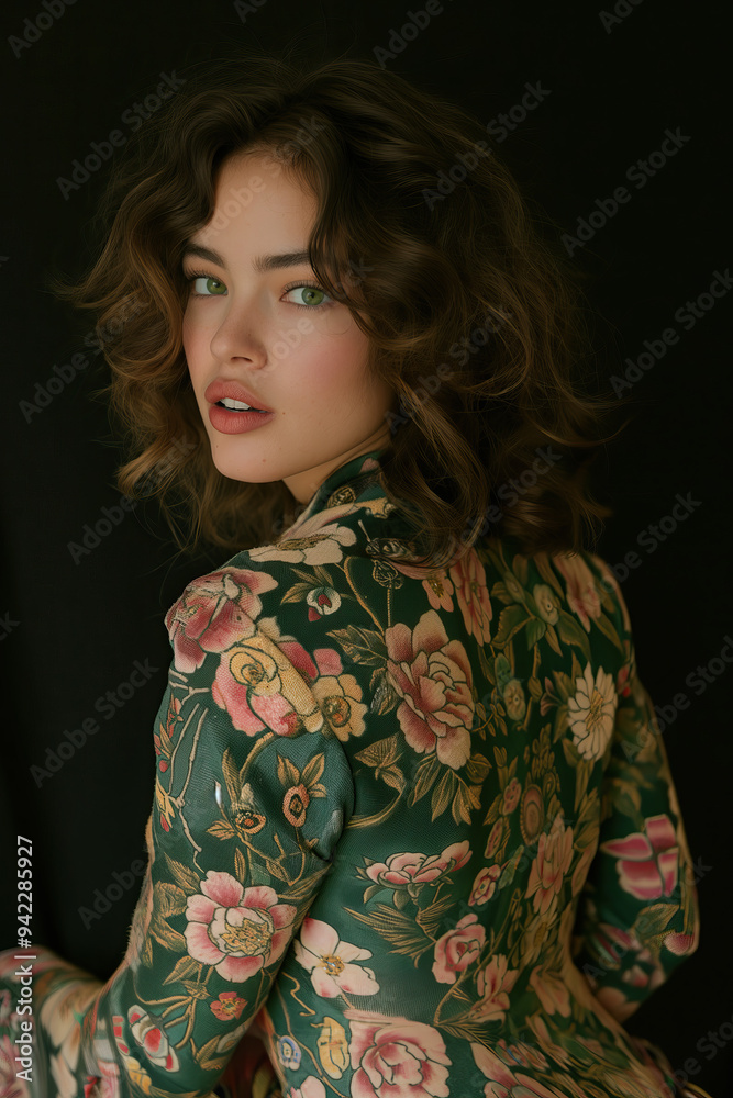 Beautiful young brunette woman Beautiful young brunette woman