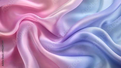 Abstract Pink and Blue Fabric Texture Background