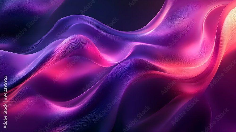 Abstract Purple & Pink Flowing Waves Background Abstract Purple & Pink Flowing Waves Background