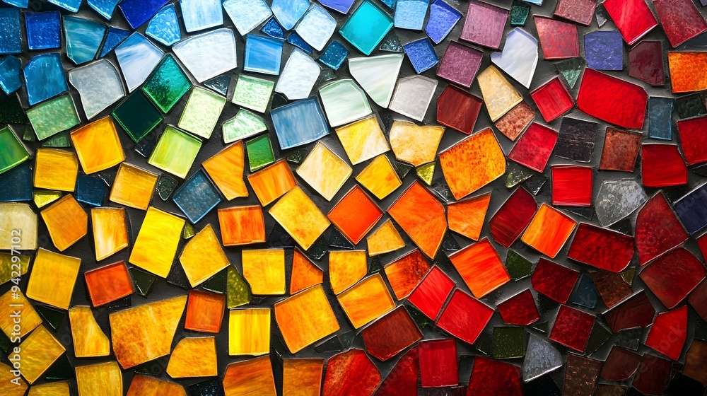 Colorful Glass Mosaic Tile Wall Background Texture Colorful Glass Mosaic Tile Wall Background Texture