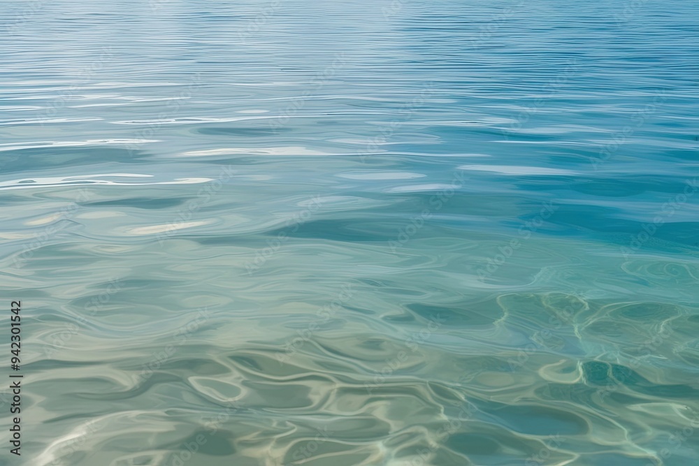 Calm Water Texture Overlay with Bright Background and Soft Surface Reflections Calm Water Texture Overlay with Bright Background and Soft Surface Reflections
