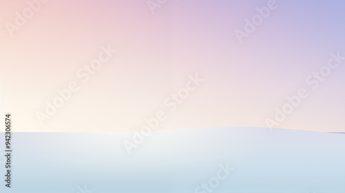 Soft Pastel Sunset Gradient Over Calm Waters