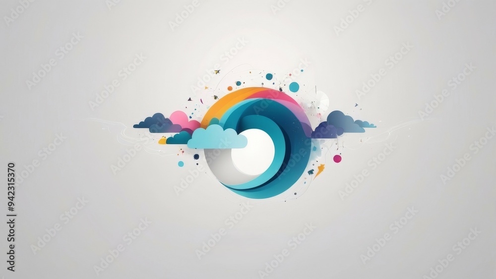 Obraz premium abstract colorful background