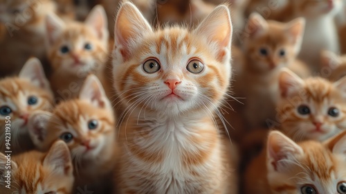 Cute Orange Tabby Kittens