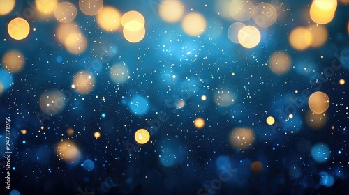 Abstract bokeh background with sparkling lights