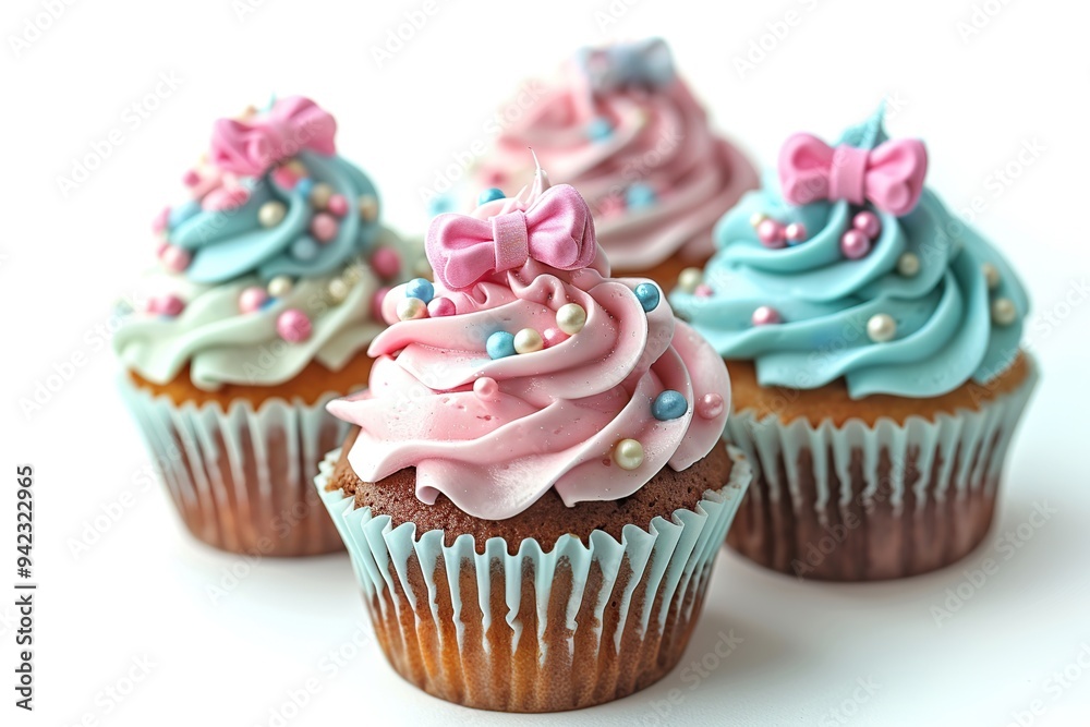 Three Deliciously Decorated Cupcakes Three Deliciously Decorated Cupcakes