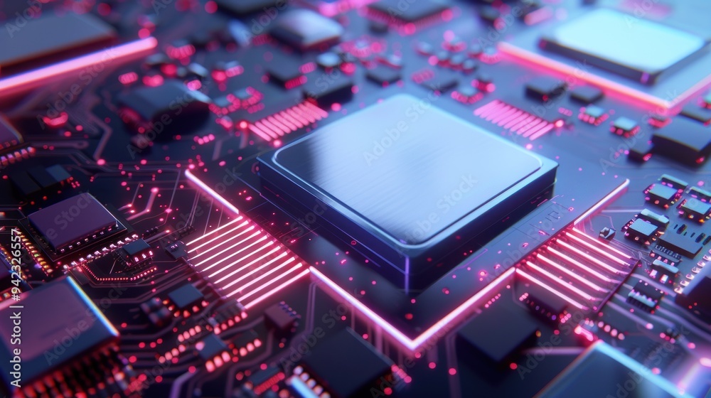 CPU or microprocessor background Electronic industry or artificial intelligence concept CPU or microprocessor background Electronic industry or artificial intelligence concept