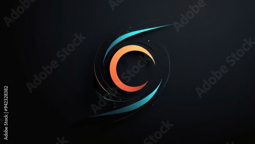 abstract background with spiral