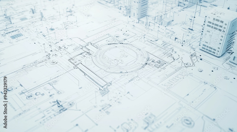 Abstract D City Plan Urban Development Blueprint Architecture Design Concept Abstract D City Plan Urban Development Blueprint Architecture Design Concept