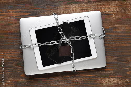 Modern gadgets with chains ...