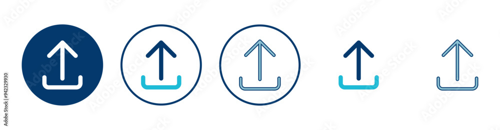 Upload icon vector isolated on white background. Upload sign icon. Upload button. Load symbol. Upload icon vector isolated on white background. Upload sign icon. Upload button. Load symbol.