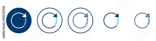 Refresh icon vector isolated on white background. Reload icon vector. Update icon. convert icon