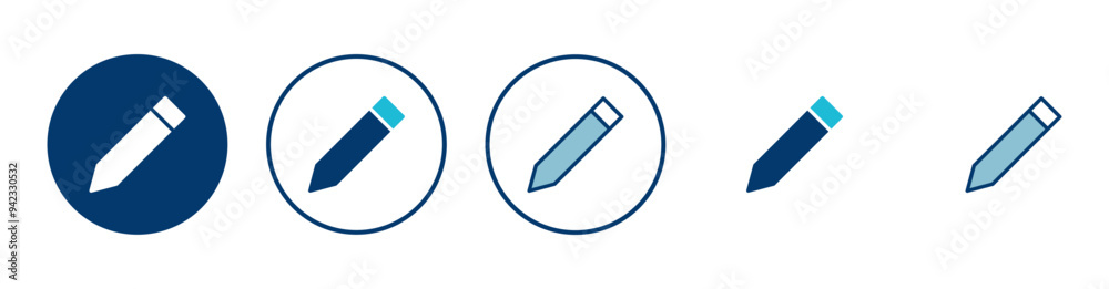 Pencil icon vector isolated on white background. Pencil vector icon Pencil icon vector isolated on white background. Pencil vector icon