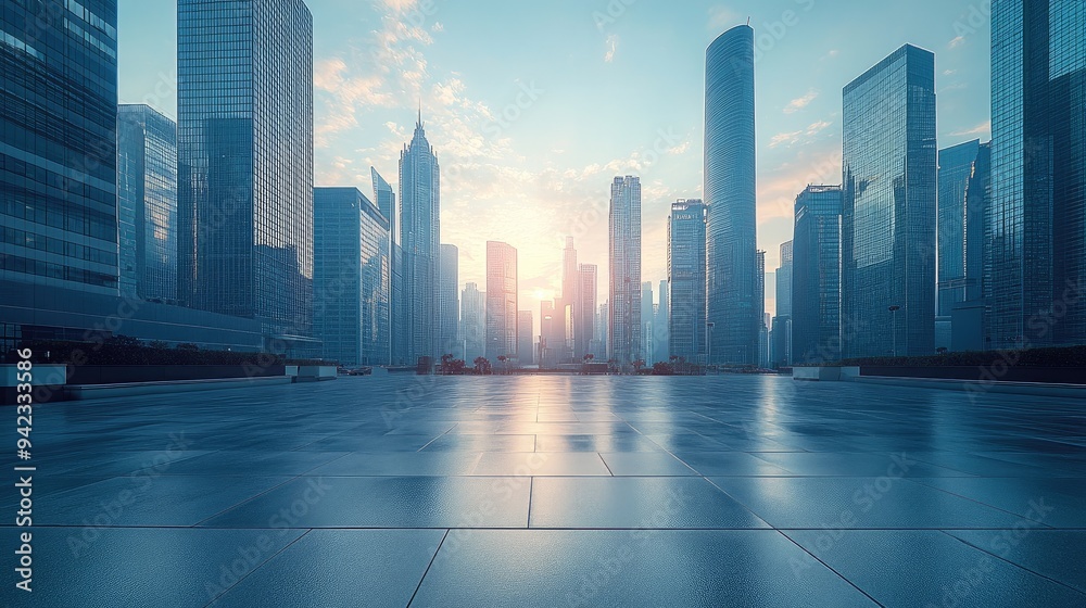 A cityscape with a focus on a central plaza or landmark, surrounded by modern buildings and activity, ideal for highlighting urban design with ample copy space. A cityscape with a focus on a central plaza or landmark, surrounded by modern buildings and activity, ideal for highlighting urban design with ample copy space.
