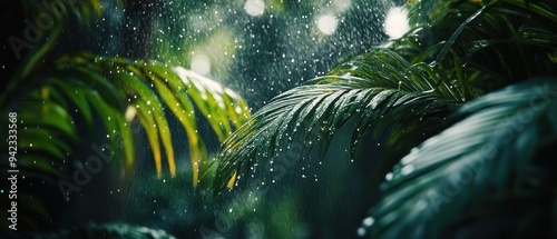 Rain Shower in the Jungle photo