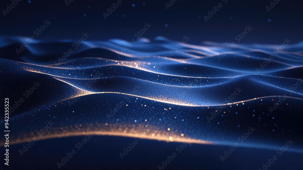 A close-up of a desert landscape at night, with moonlight creating intricate patterns on the sand and highlighting the contours of the dunes. A close-up of a desert landscape at night, with moonlight creating intricate patterns on the sand and highlighting the contours of the dunes.