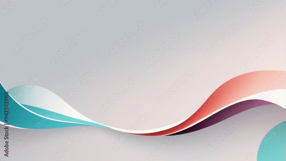 Obraz premium abstract blue wave background